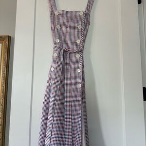 Stylish Draper James Checkered SunDress with Belt